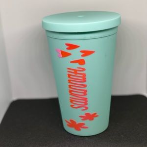 Tumbler with straw